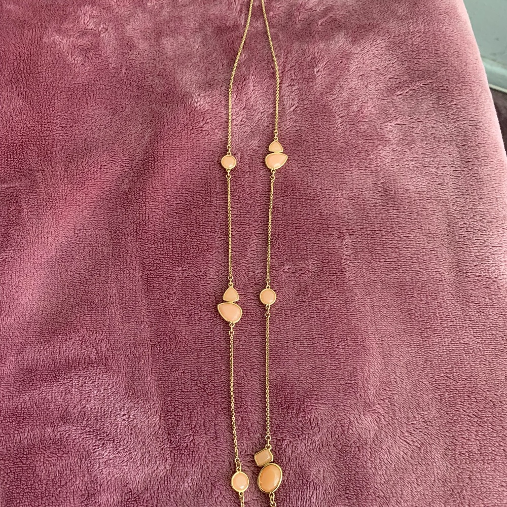 KATE SPADE Blush Color Pop Necklace 15" Long